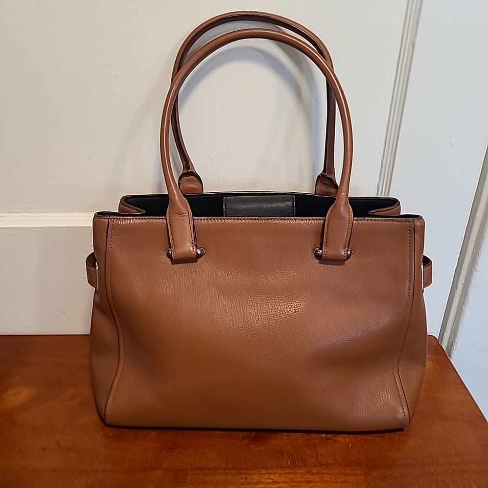 Coach Tan Leather Satchel - Picture 4 of 15